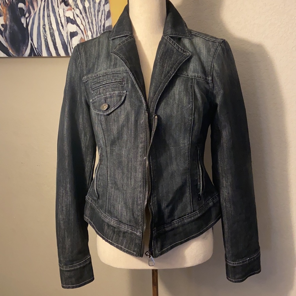 Denim Guess Jacket. Size Large.